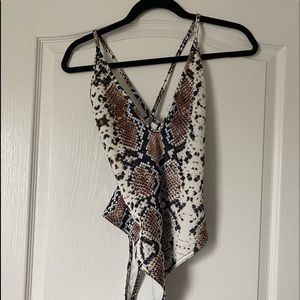 Snakeskin Body Suit